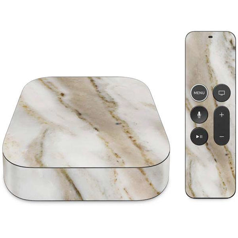 Vanilla Marble Apple TV Skin